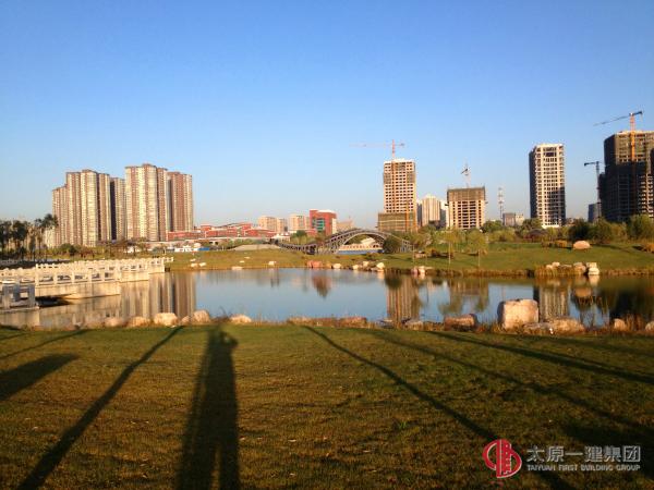 汾河二期南延補充段土建四標工程緩坡入水